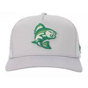 Waggle Golf Large Mouth Snapback Hat NWT Gray One Size